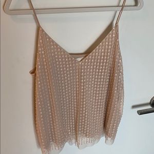 Sequin strap top